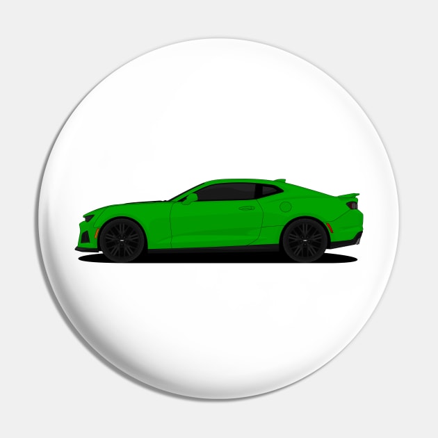 CAMARO GREEN Pin by VENZ0LIC