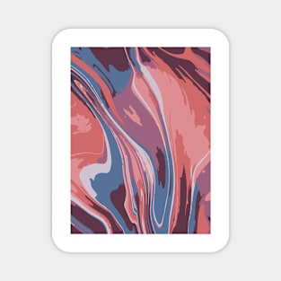 Abstract Fluid Painting Magnet