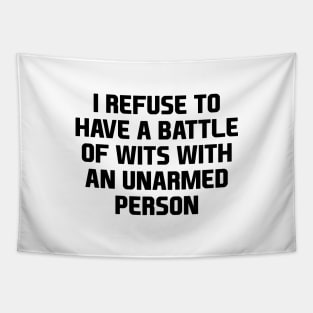 An Unarmed Person Tapestry