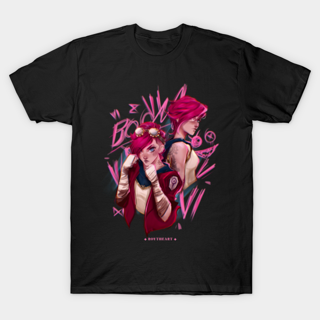 Vi Arcane - Vi League Of Legends - T-Shirt