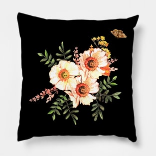 Delicate Spring Flowers Pillow