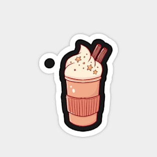 Cute autumn coffee Magnet