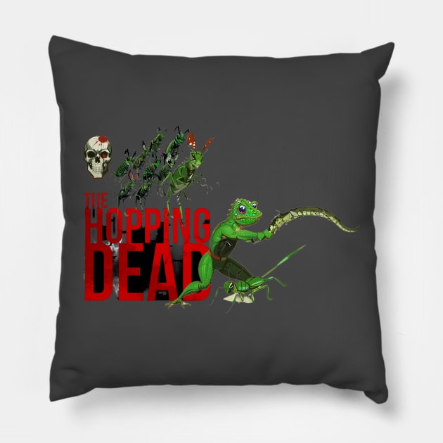 The Hopping Dead Pillow by The Illegal Goat Company