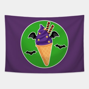 Cute Halloween Ice Cream Tapestry