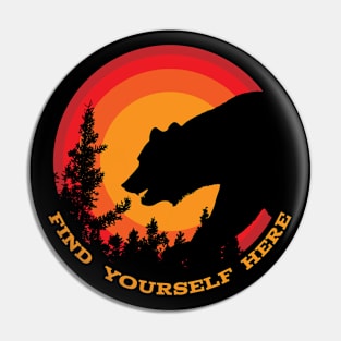 Find yourself here. California Pin