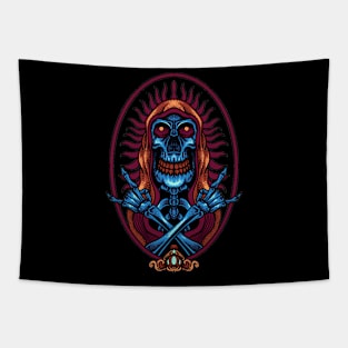 stylish skull Tapestry