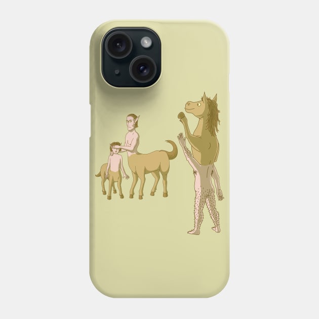 Nobody Likes Reverse Centaur Phone Case by cart00nlion