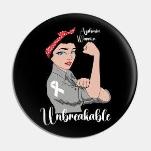 Aphasia Awareness Aphasia Warrior Unbreakable Pin