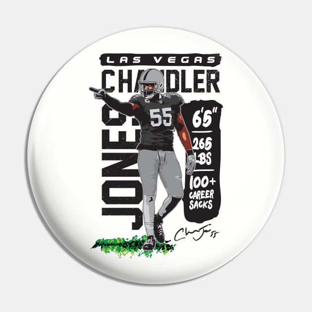 Chandler Jones Las Vegas Tee T-shirt Pin by goderslim