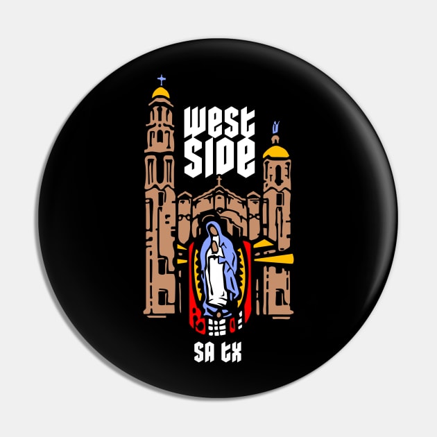 WEST SIDE San Antonio Pin by Throwzack