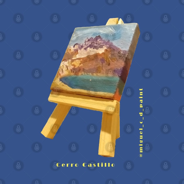 Cerro Castillo by Miguel Castro Dinamarca paint