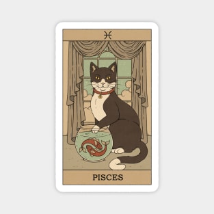 Pisces Cat Magnet