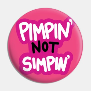 Pimpin not simpin’ ~ Valentino mug ~ hazbin hotel Pin