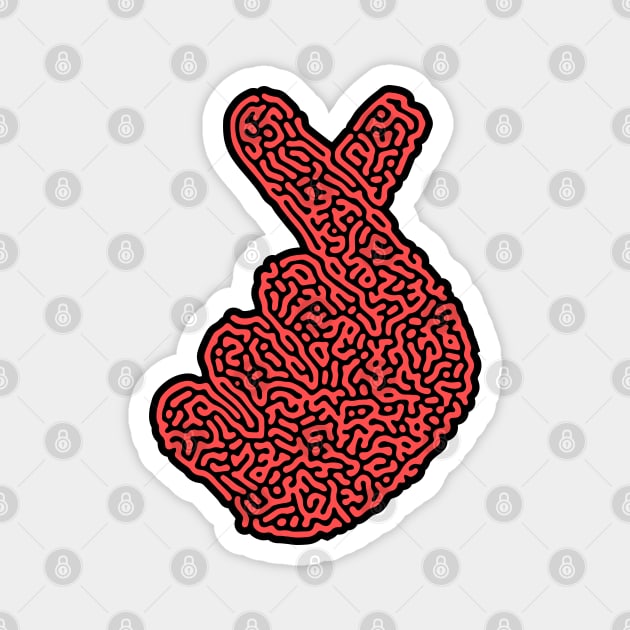 Love Hand Gesture Magnet by FooVector