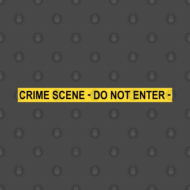 Crime Scene Tape Do Not Enter by THP Creative