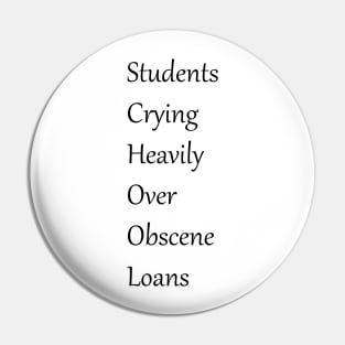 School Loans Pin