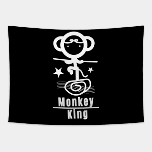 Monkey King - White Tapestry