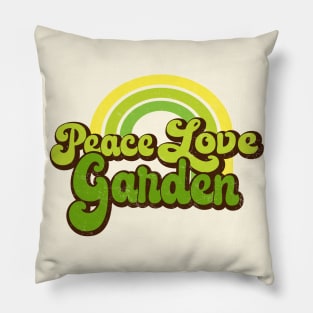 Peace Love Garden Pillow