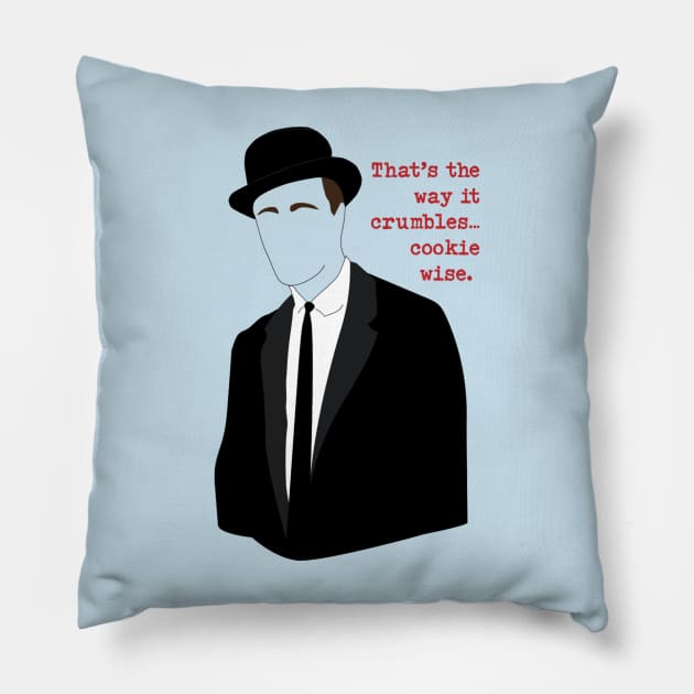 The Apartment, Cookie Wise Pillow by Goddess of the Bees 
