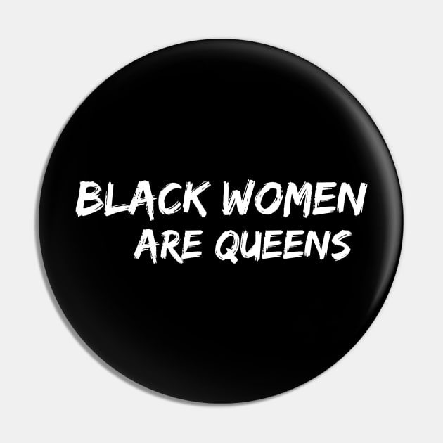 Black Women Are Queens | African American | Black Lives Pin by UrbanLifeApparel