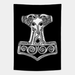 Skane Style Mjolnir Tapestry