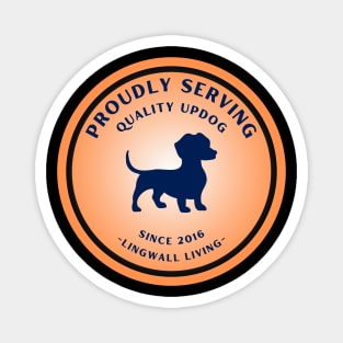 Quality Updog T-Shirt - Circle Magnet