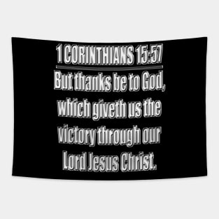 Bible Verse 1 Corinthians 15:57 Tapestry