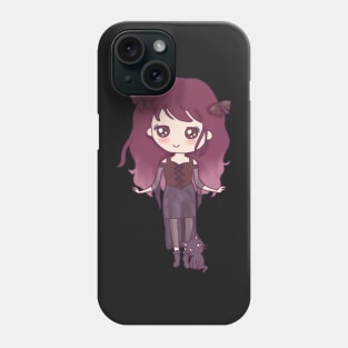 Cute chibi witch girl Phone Case