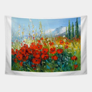 Summer poppies Tapestry