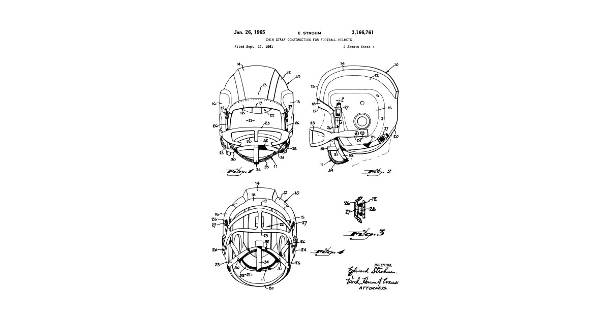 Football Helmet Patent By Goshadron