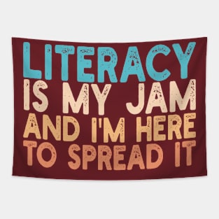 literacy is my jam and i'm here to spread it Tapestry