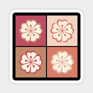 Japanese Aesthetic Cherry Blossom Sakura Pop Art Streetwear Flowers 534 Magnet