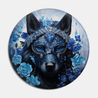 Black German Shepherd Pin