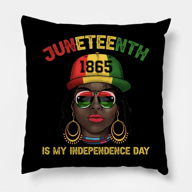 Juneteenth Is My Independence Day Juneteenth 1865 Women Pillow by Sandra Holloman