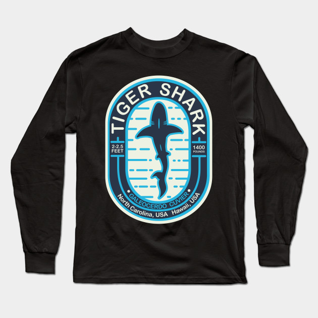 Tiger Shark Tiger Shark Long Sleeve T Shirt Teepublic