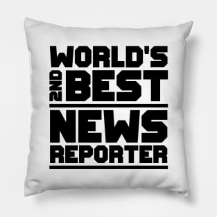 2nd best news reporter Pillow