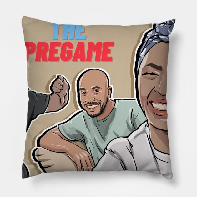 TBGWT Pregame Pillow by The Black Guy Who Tips Podcast