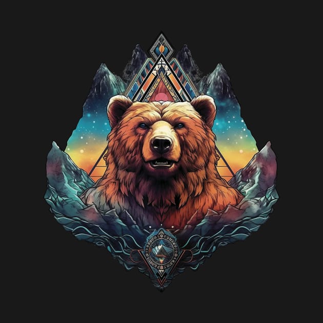 Mystic bear by GreenMary Design