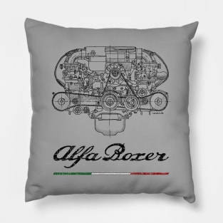 Italian Boxer engine Pillow