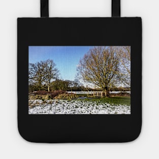 A Cold Morning in Tidmarsh Meadows Tote