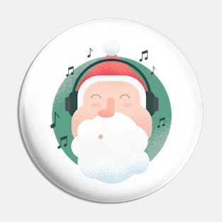 Santa Music Pin