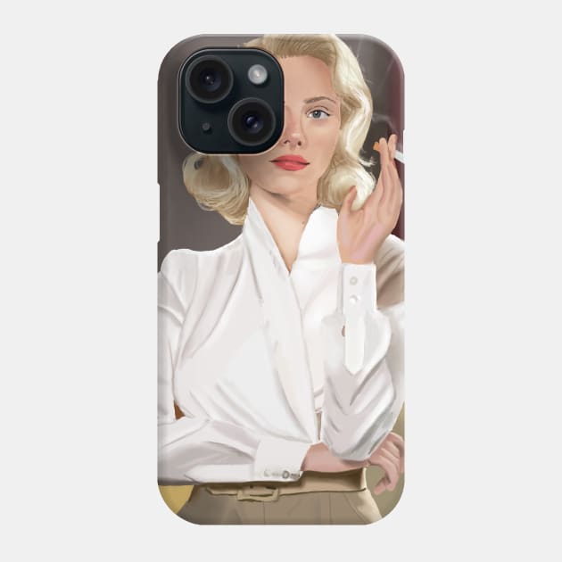 Scarlett Johansson Phone Case by Racoart