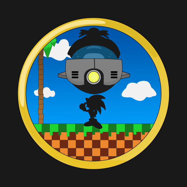 Minimalist Sonic The Hedgehog by Flashpool