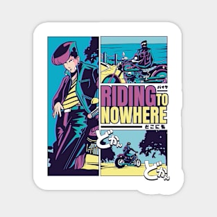 Riding Nowhere Anime Magnet