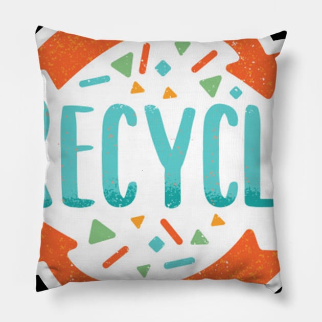 recycle Pillow by James Bates