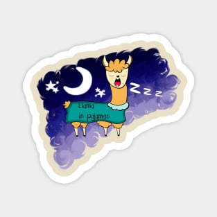 Llama in Pajamas Magnet