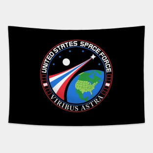 United States Space Force tshirt Tapestry