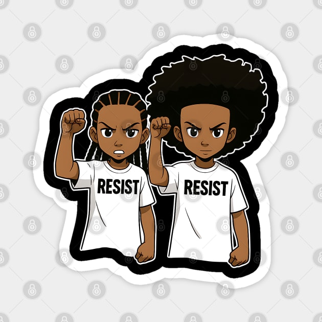 Resist Riley & Huey Magnet by UrbanLifeApparel