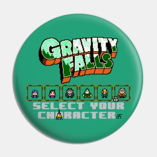 GRAVITY FALLS SELECT SCREEN Pin