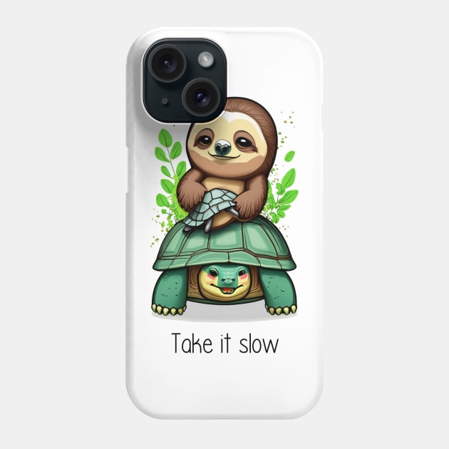 Take It Slow Phone Case by Elle Beth Art